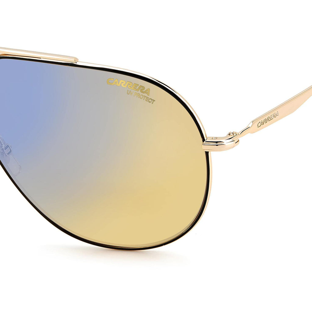 Carrera 274/s 2M2/Z0 Black Gold Sunglasses Unisex Steel, Standard, 61, Multicoloured, One Size