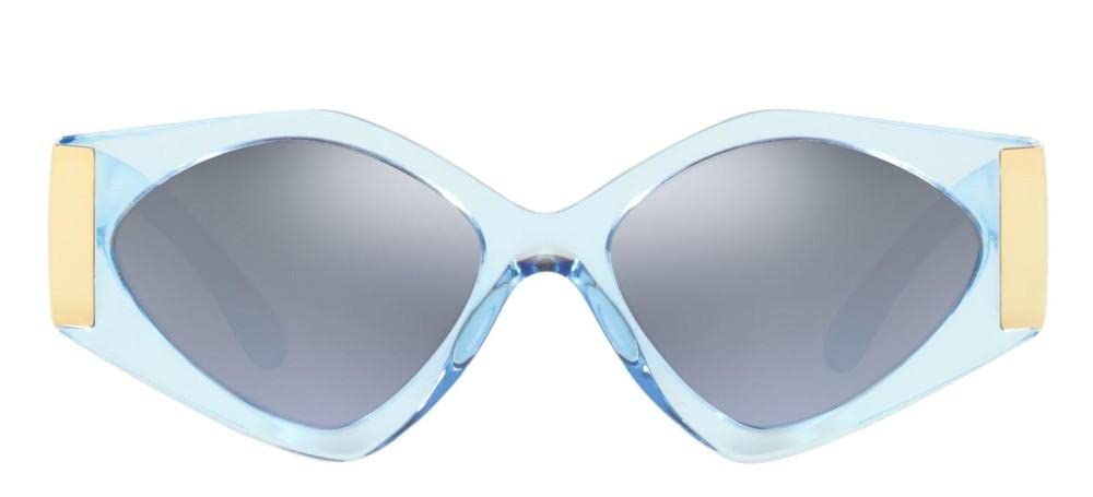 Dolce & Gabbana Occhiali da Sole DG 4396 Transparent Light Blue/Light Blue Silver 55/17/145 donna