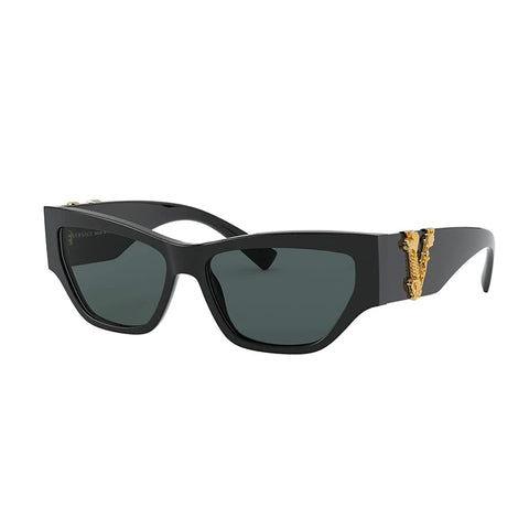 Versace 0VE4383 Occhiali, (BLACK/GREY), 56/15/140