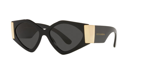 Dolce & Gabbana Occhiali da Sole DG 4396 Shiny Black/Grey 55/17/145 donna
