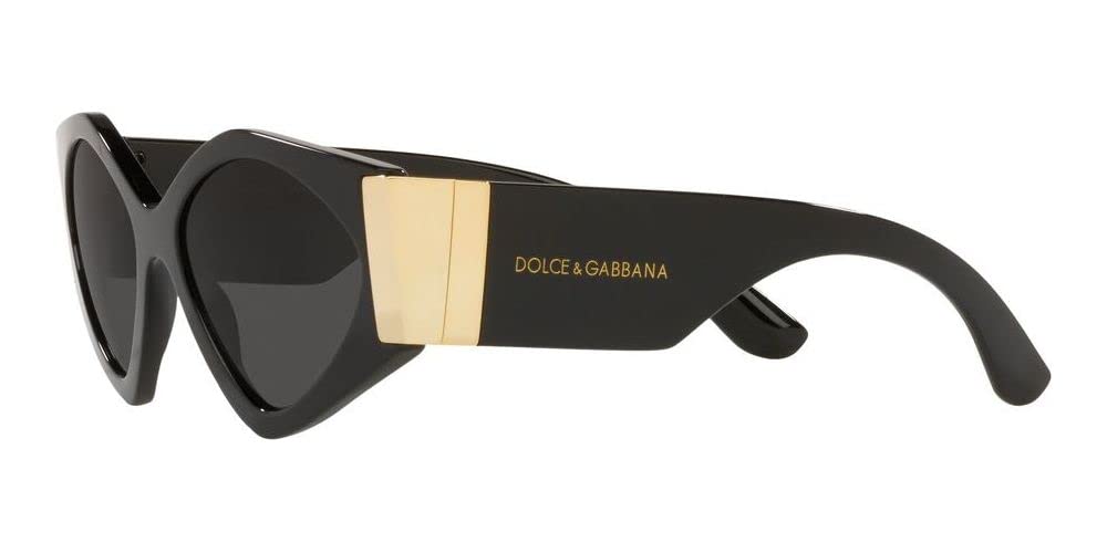 Dolce & Gabbana Occhiali da Sole DG 4396 Shiny Black/Grey 55/17/145 donna