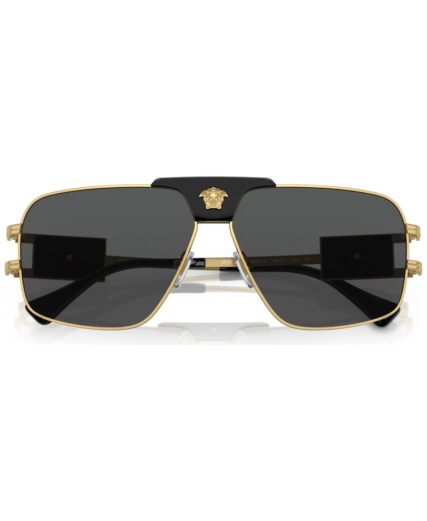 Versace 0ve2251 63 100287, Occhiali da Sole Unisex-Adulto, Oro, Taglia Unica