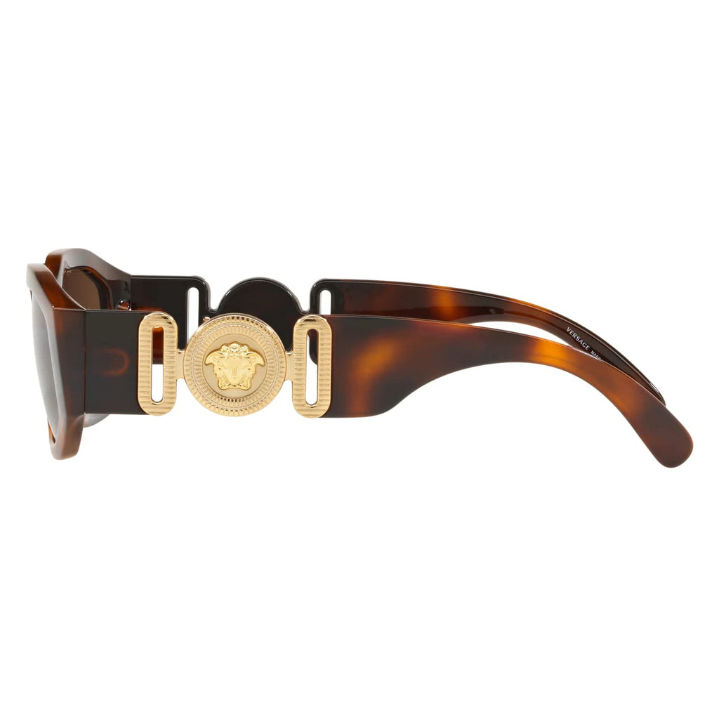 Versace 0VE4361 Occhiali da Sole, Marrone (Havana), 53 Unisex-Adulto