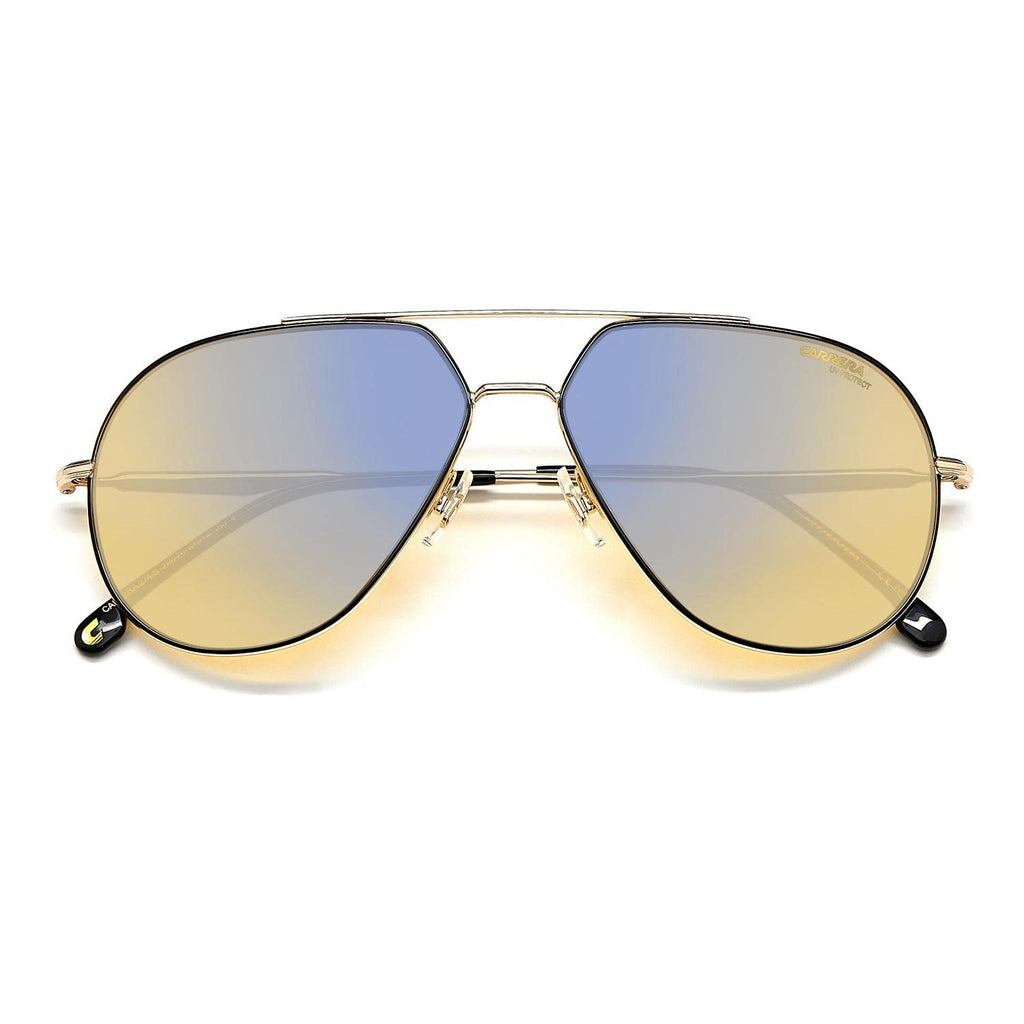 Carrera 274/s 2M2/Z0 Black Gold Sunglasses Unisex Steel, Standard, 61, Multicoloured, One Size