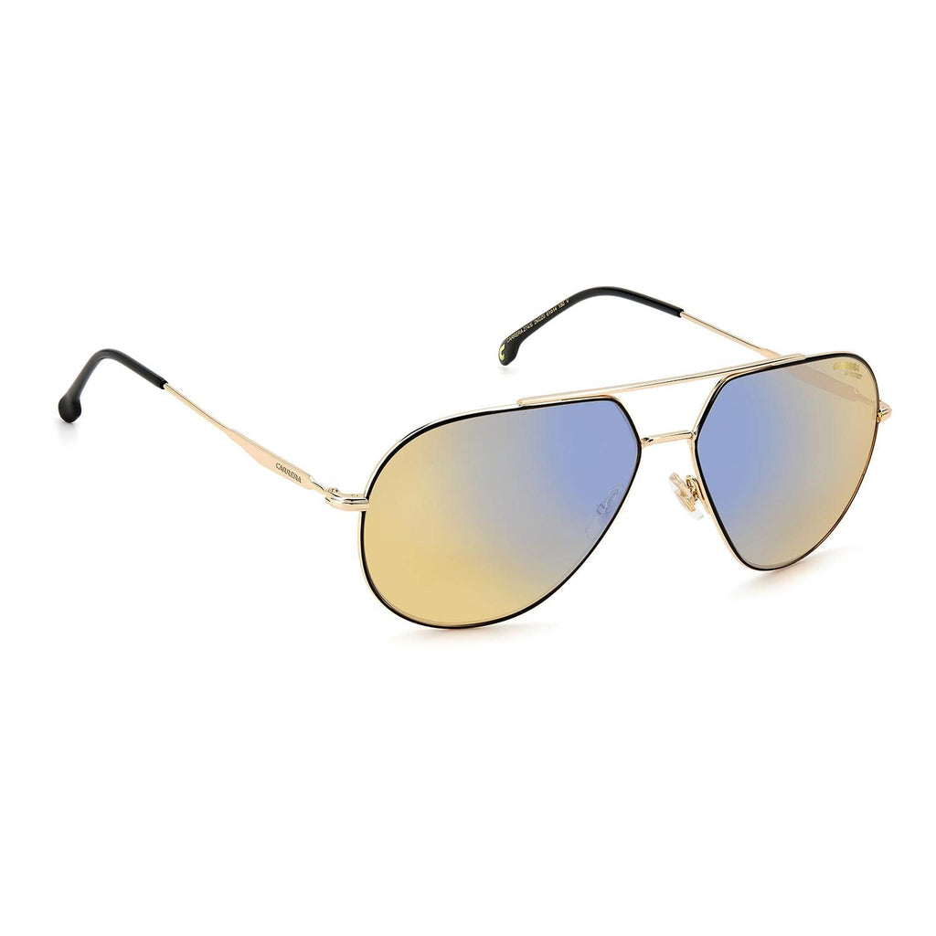 Carrera 274/s 2M2/Z0 Black Gold Sunglasses Unisex Steel, Standard, 61, Multicoloured, One Size