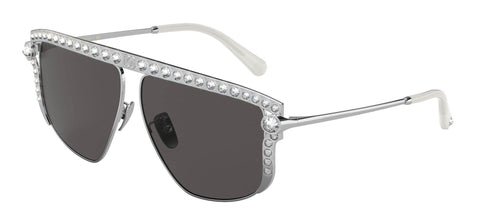Occhiali da Sole Dolce & Gabbana DG 2281B Silver/Grey 57/10/140 donna