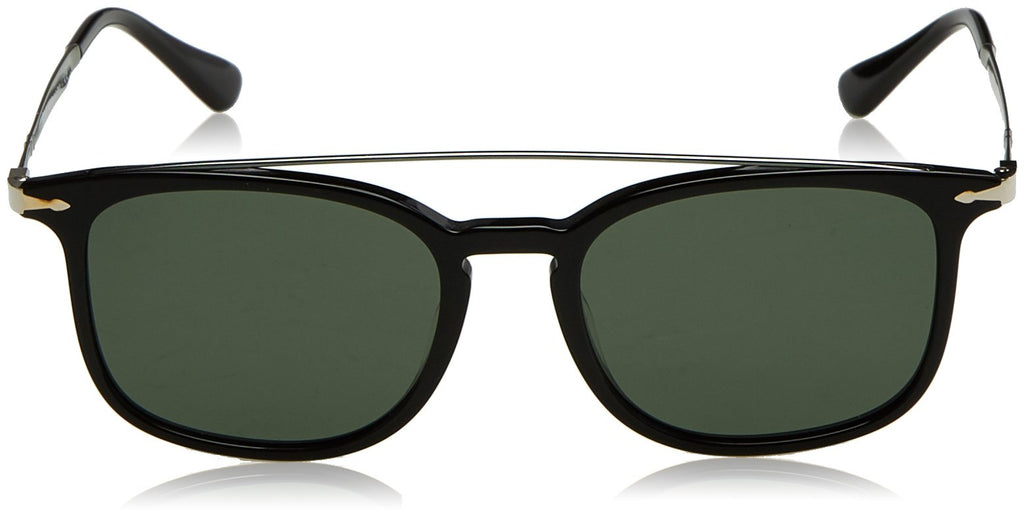 Persol 0Po3173S 95/31 54 Occhiali da Sole, Nero (Black/Green), Uomo