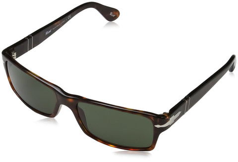 Persol 0Po2747S 24/31 57 Occhiali da Sole, Marrone (Havana/Crystal Green), Unisex-Adulto