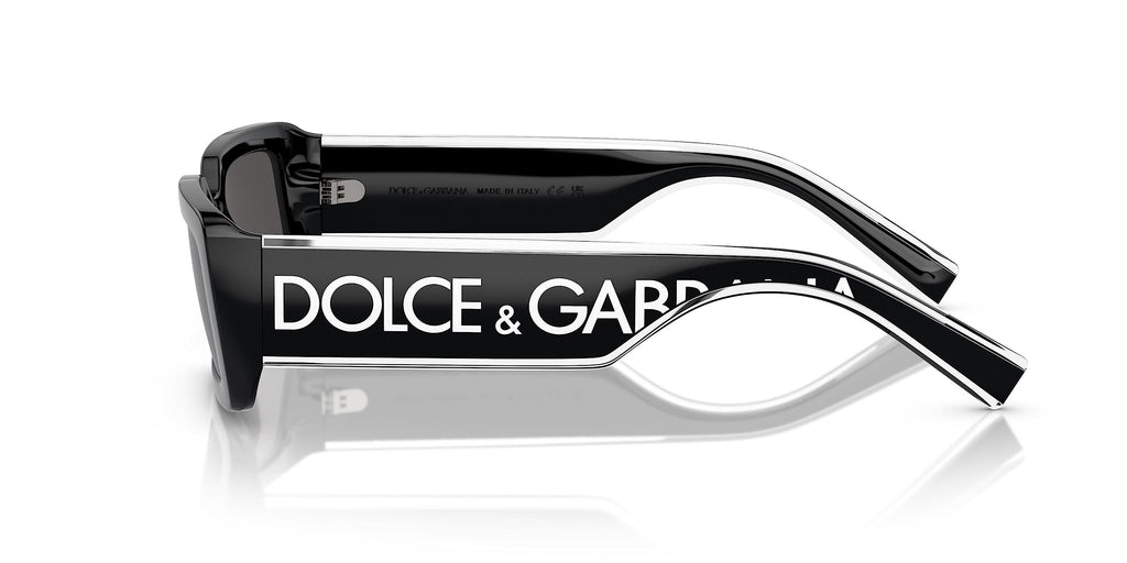 Dolce & Gabbana Occhiali da Sole DG 6187 Shiny Black/Grey 53/20/145 donna