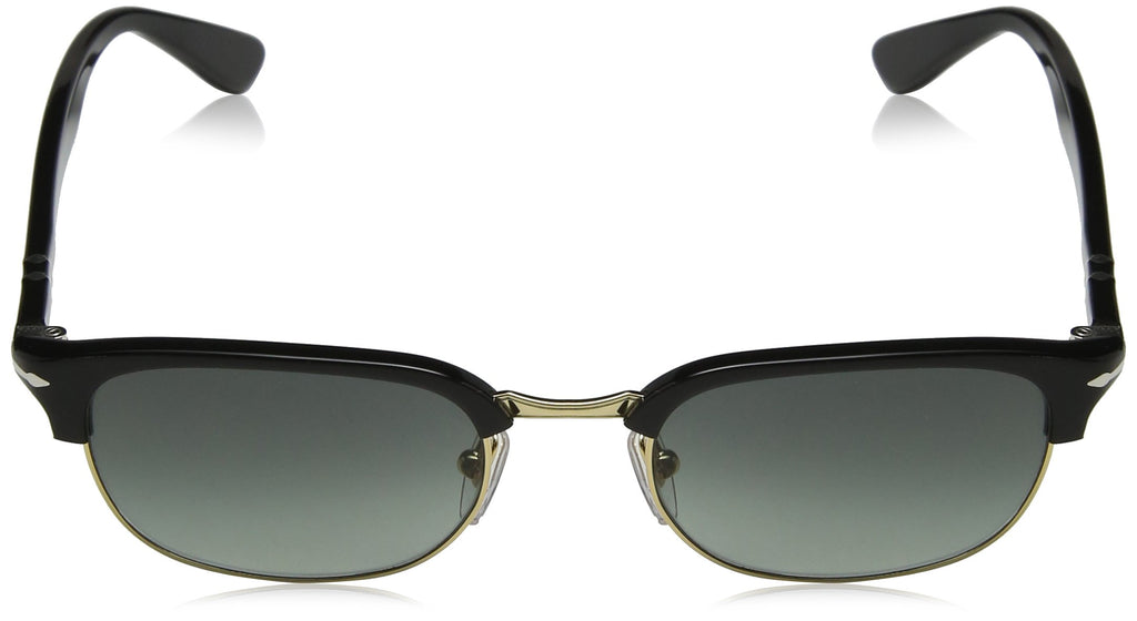 Persol 0PO8139S, Occhiali da Sole Unisex-Adulto, Nero (Gestell: schwarz, Gläser: dunkelgrau 95/71), Medium (Taglia produttore: 55)