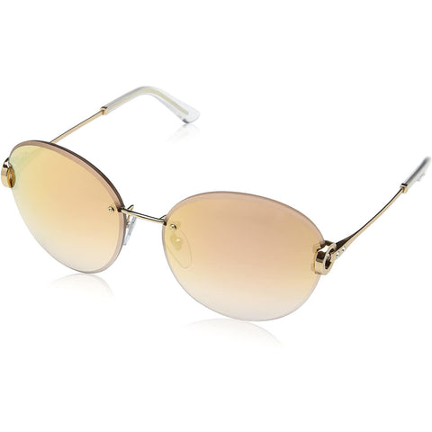 Sunglasses, Bulgari, Crafted in Italy,Occhiali da sole Bulgari 0BV6091B 20146F 61 da donna, oro rosa / sfumato rosa sfumato - Crafted in Italy Eyewear 