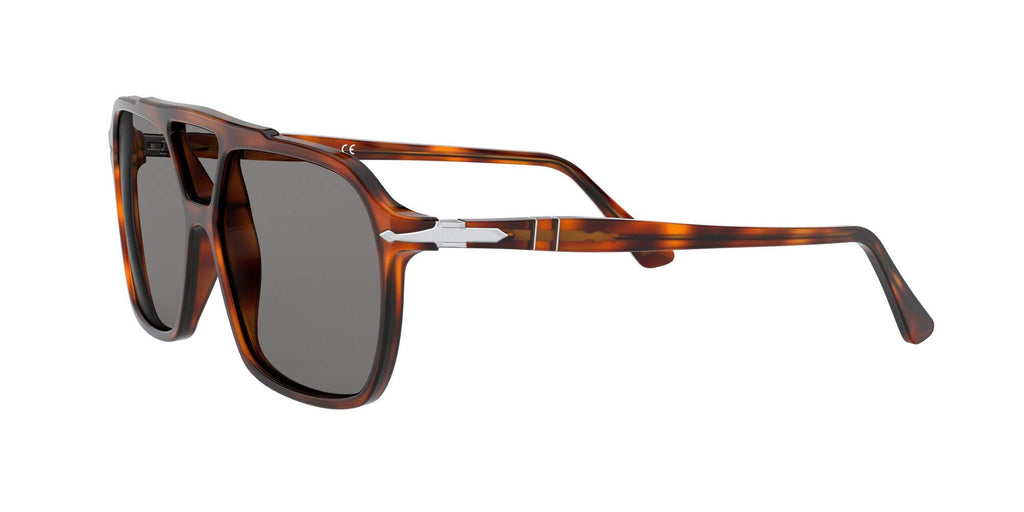 Ray-Ban 0PO3223S Occhiali da Sole, Grigio (Tortoise Brown), 59.0 Uomo