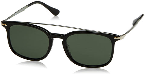 Persol 0Po3173S 95/31 54 Occhiali da Sole, Nero (Black/Green), Uomo