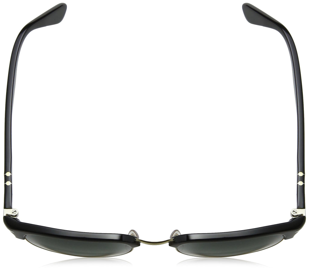 Persol 0PO8139S, Occhiali da Sole Unisex-Adulto, Nero (Gestell: schwarz, Gläser: dunkelgrau 95/71), Medium (Taglia produttore: 55)