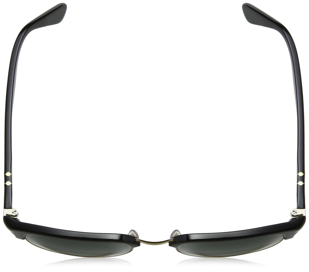 Persol 0PO8139S, Occhiali da Sole Unisex-Adulto, Nero (Gestell: schwarz, Gläser: dunkelgrau 95/71), Medium (Taglia produttore: 55)