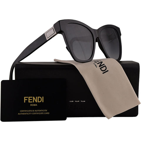 Fendi FF0289/S Peekaboo Sunglasses Black w/Grey Gradient Lens 55mm 8079O FF0289S FF 0289S FF 0289/S