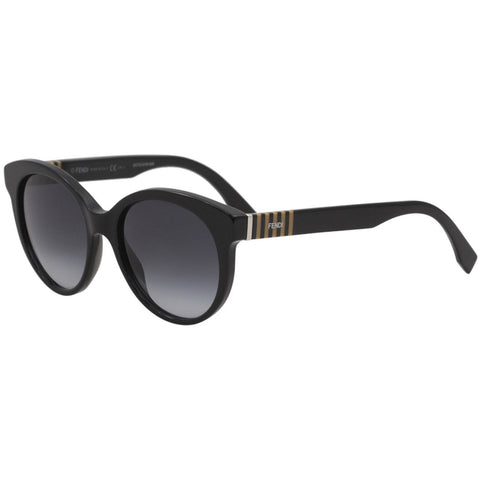Fendi Ff0013/s 7sy Black/Dark Grey Unisex Sunglasses