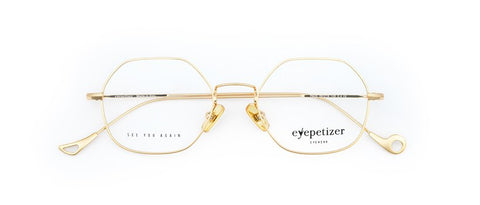 Eyepetizer Paul Gold Unisex Optical Eyewear - C 4